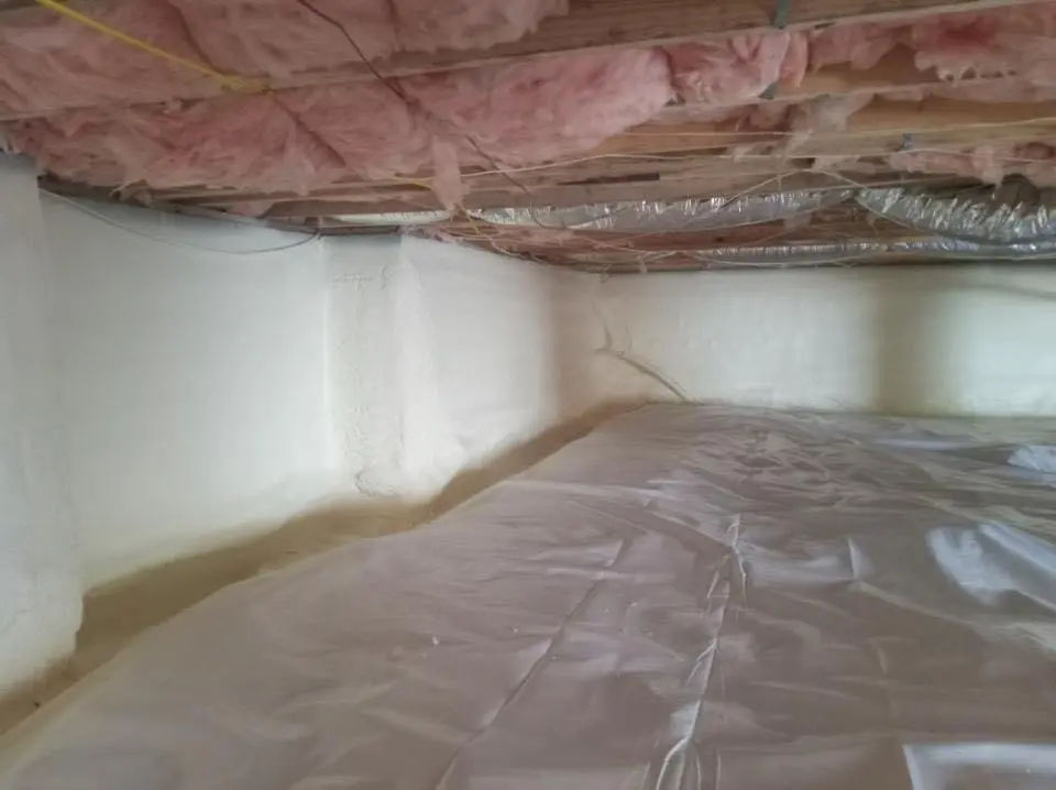 Crawl space encapsulation with closed-cell spray foam for Spray Foam Roofing Repair in Oakland